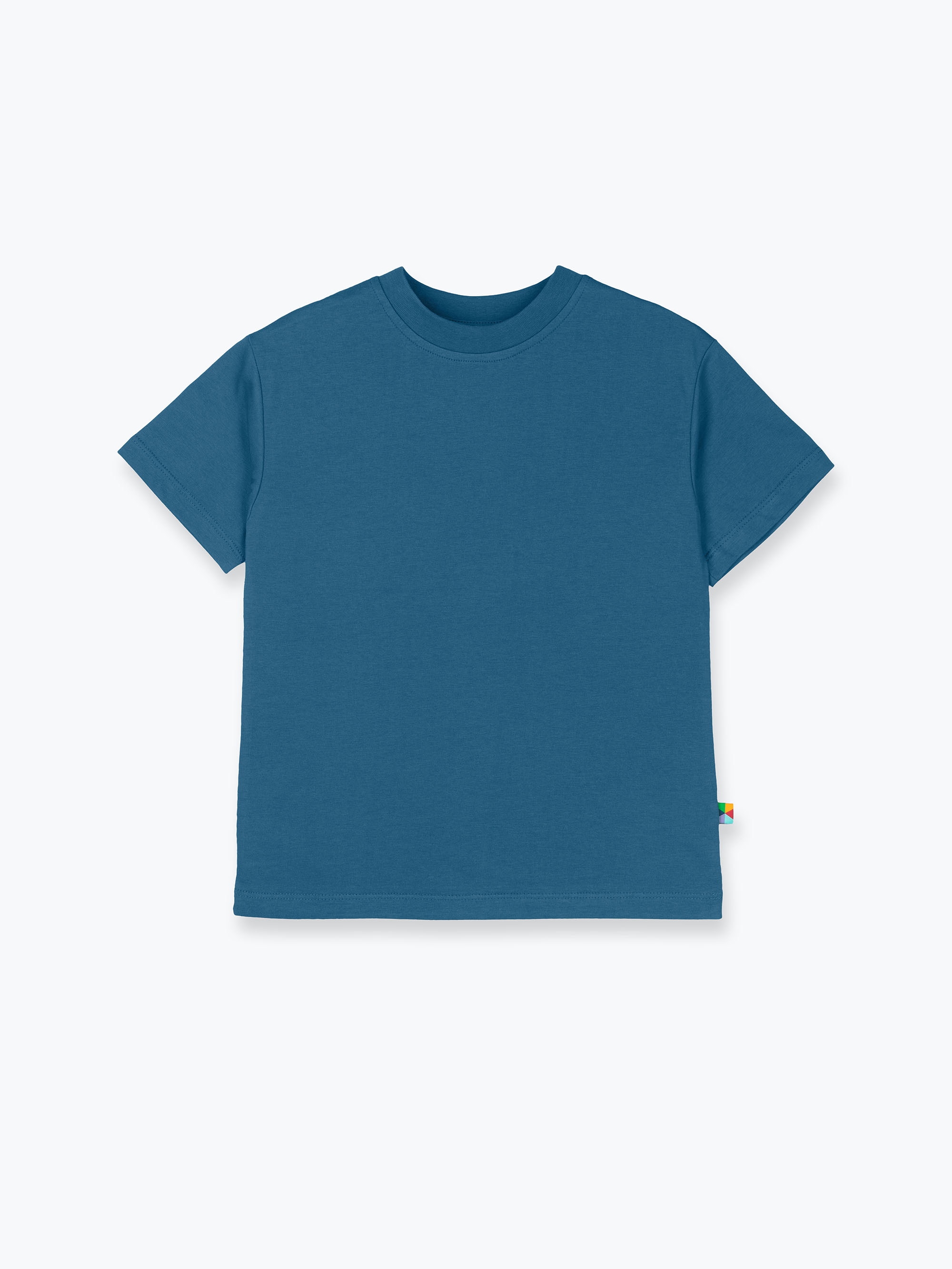 Ciemnoniebieski T-shirt oversize